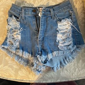 Jean shorts